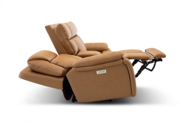 Picture of Cruise Leather Tan Loveseat