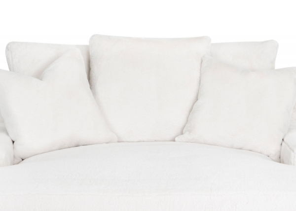 Picture of Snuggy White Chaise Lounge Chair