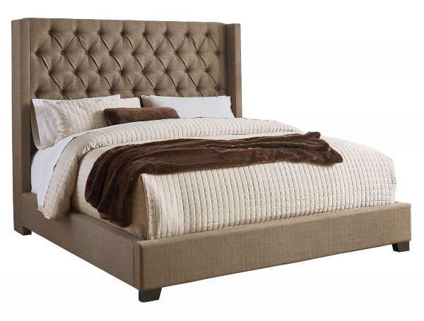 Picture of Westerly Brown King Upholstered Bed