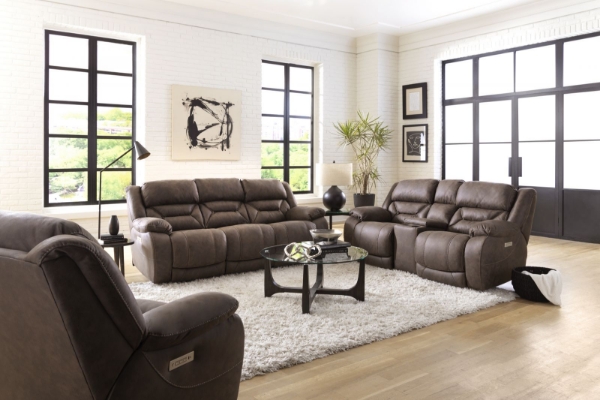 Picture of Skywalker Brown Power Sofa