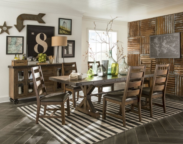 Picture of Taos Rectangle Table with 6 Chairs