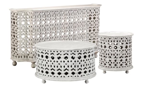 Picture of Marguerite Round Lamp Table