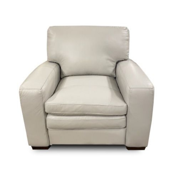Picture of Laramie Grey Leather Chair