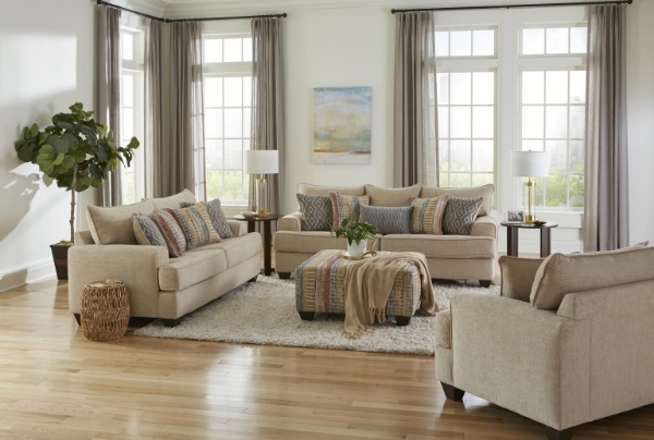 Picture of Clash Sandstone Sofa & Loveseat