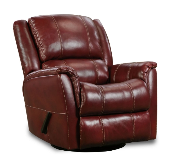 Picture of Mercury Red Swivel Recliner