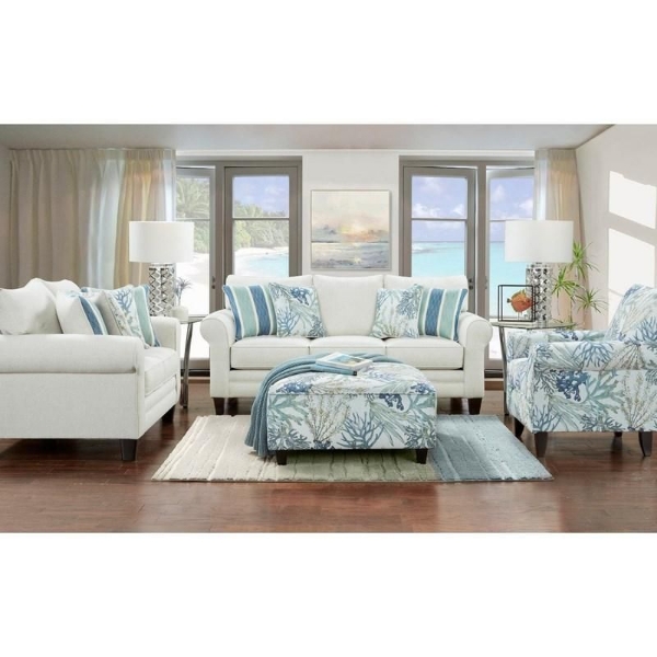 Picture of Coral Reef Oceanside Cocktail Ottoman