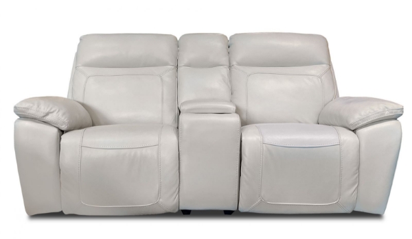 Picture of Mirage Fog Power Console Loveseat