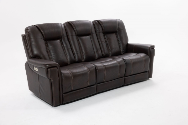 Picture of Nick Walnut Power Sofa