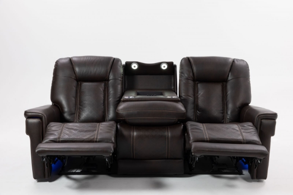 Picture of Nick Walnut Power Sofa