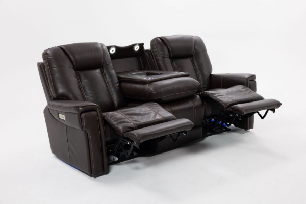 Picture of Nick Walnut Power Sofa