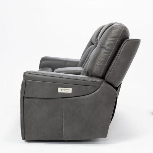 Picture of Nick Grey Power Loveseat