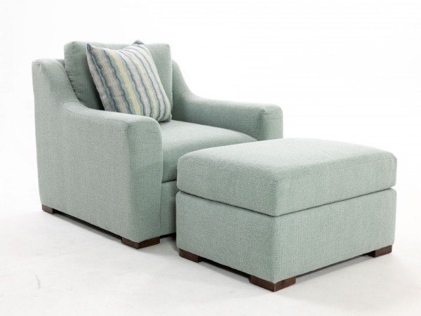 Picture of Wilshire Seafoam Arm Chair