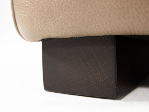 Picture of Laramie Taupe Leather Loveseat