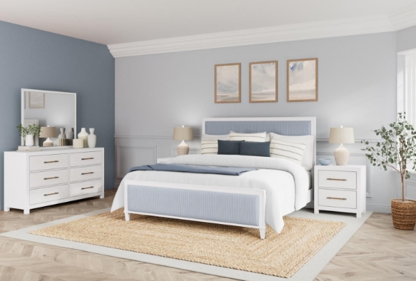 Picture of Rosalie White 6 Drawer Dresser