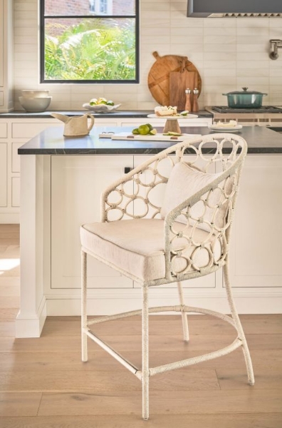 Picture of White Pebble Counter Chair