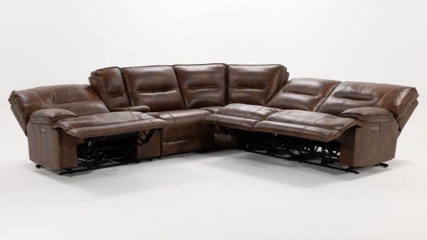Picture of Flint II 6 Piece Brown Sectional