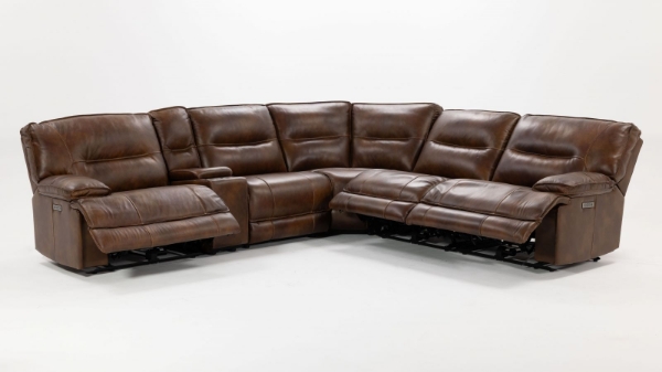 Picture of Flint II 6 Piece Brown Sectional