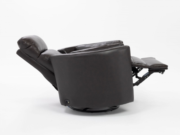Picture of Radius Brown Leather Power Swivel Recliner